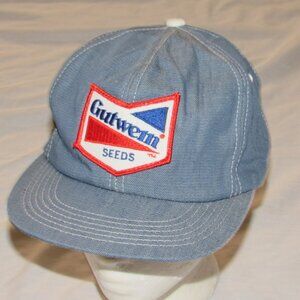 Vintage K PRODUCTS USA MADE Gutwein Seeds Farm Patch Hat Cap Snapback